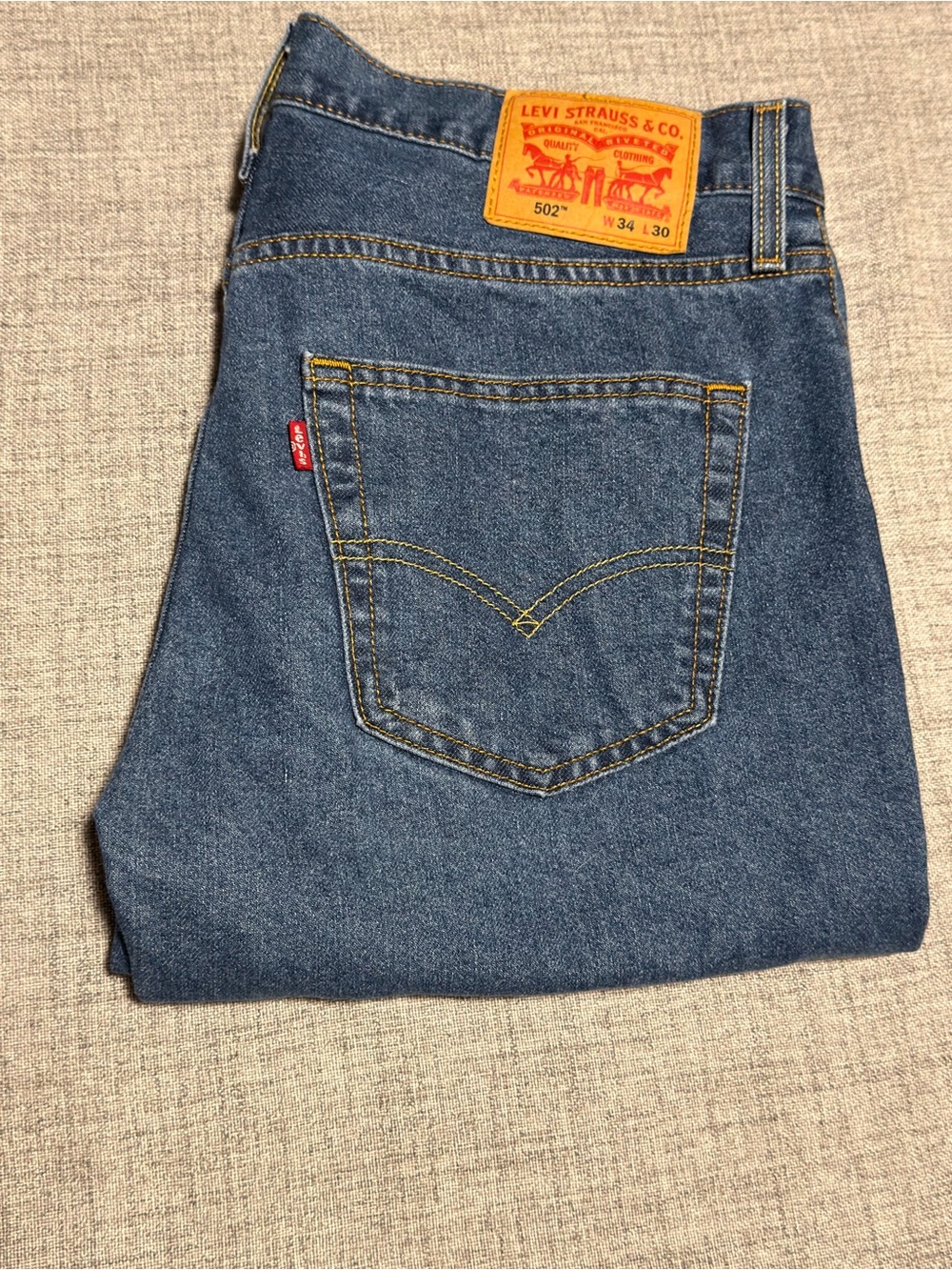 Levi's Men's Dark Blue Straight Slim Jeans